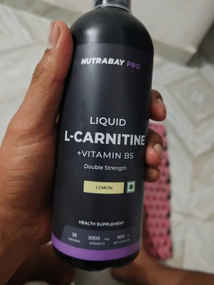 Latest Nutrabay 3000mg Liquid L-Carnitine + Vitamin B5 Reviews 2026