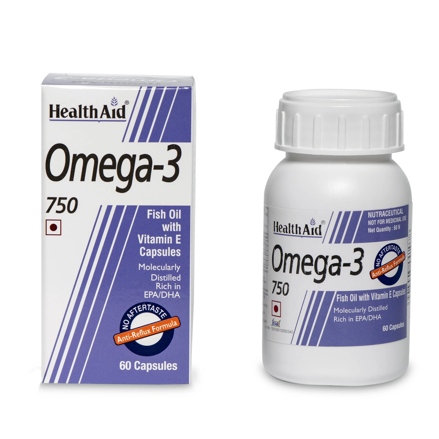 HealthAid Omega 3 750mg (EPA 425mg, DHA 325mg)