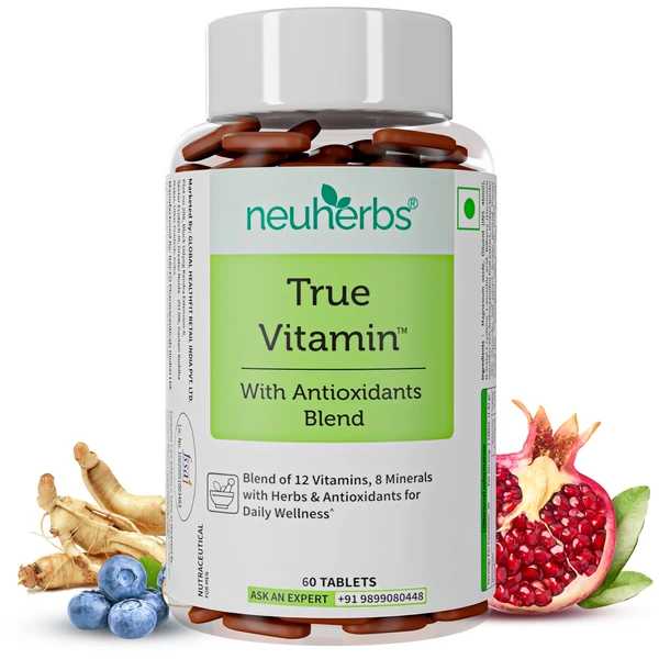 Neuherbs Multivitamin - True Vitamin | Boost Energy, Stamina & Overall Health
