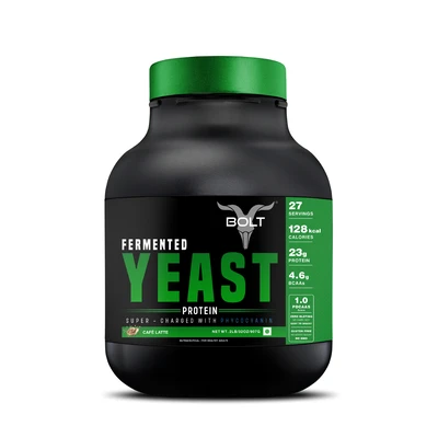 Bolt Fermented Yeast Protein - 1 kg (2.2 lb), Caffe Latte product pack