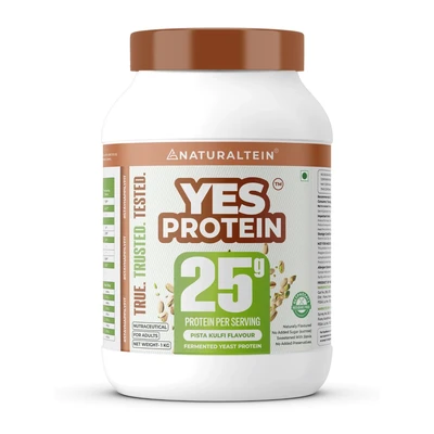 Naturaltein Yeast Protein - 1 kg (2.2 lb), Pista Kulfi product pack