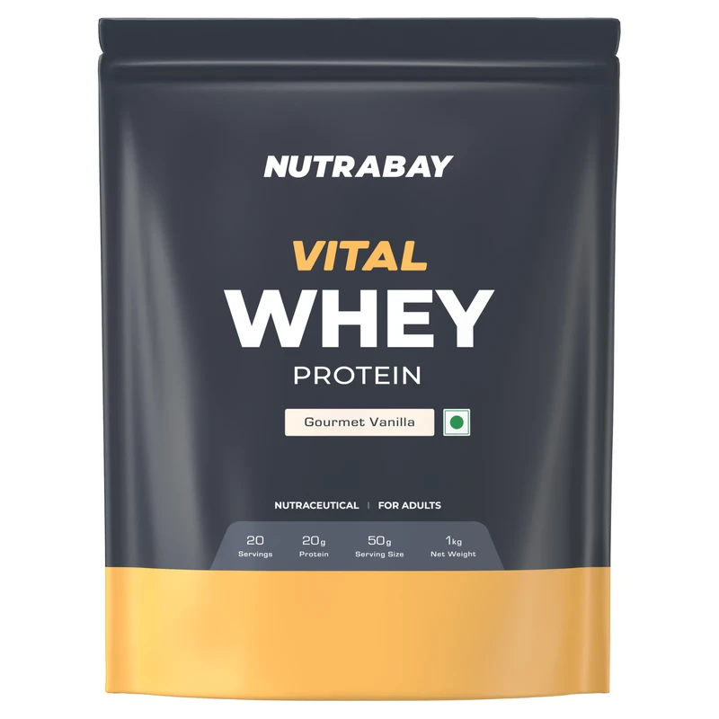 Nutrabay Gold Vital Whey Protein Kg Lb), Gourmet Vanilla