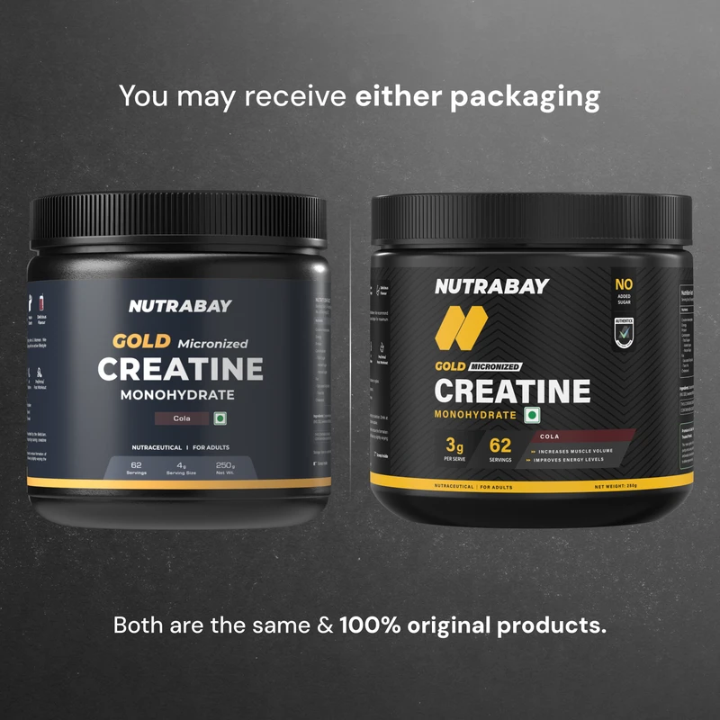 Nutrabay Gold Micronized Creatine Monohydrate ( 250 gm (0.55 Lb), Cola) |  NUTRABAY