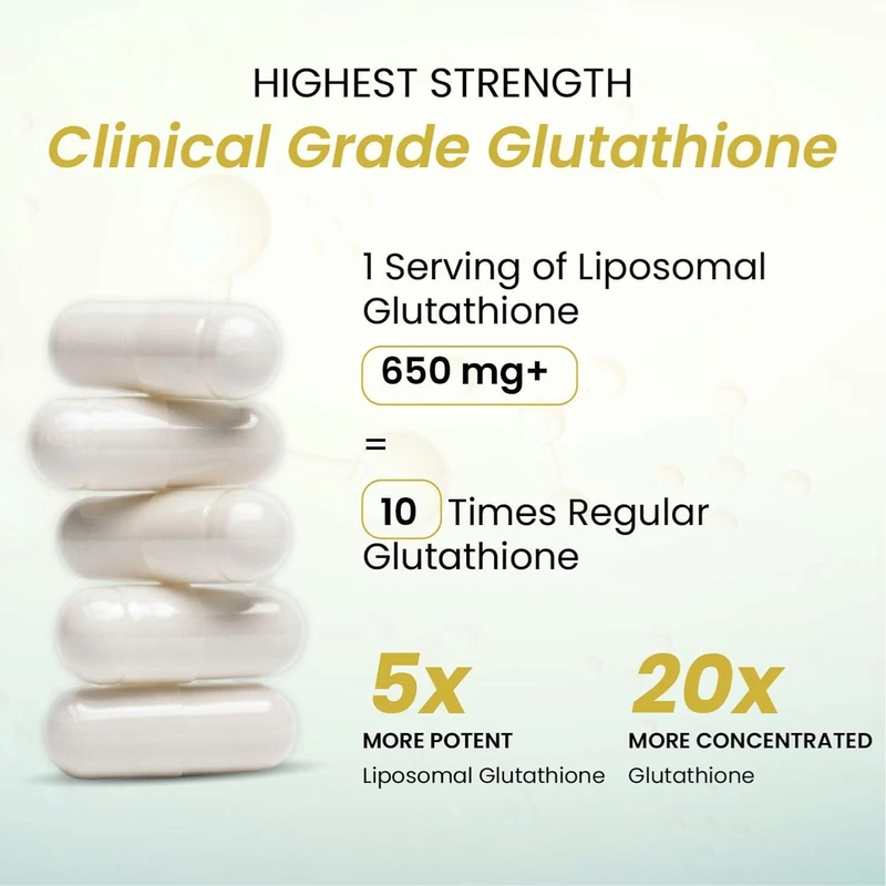 Vlado's Himalayan Organics Liposomal Glutathione+ 650 mg+ ( 30 Caps)