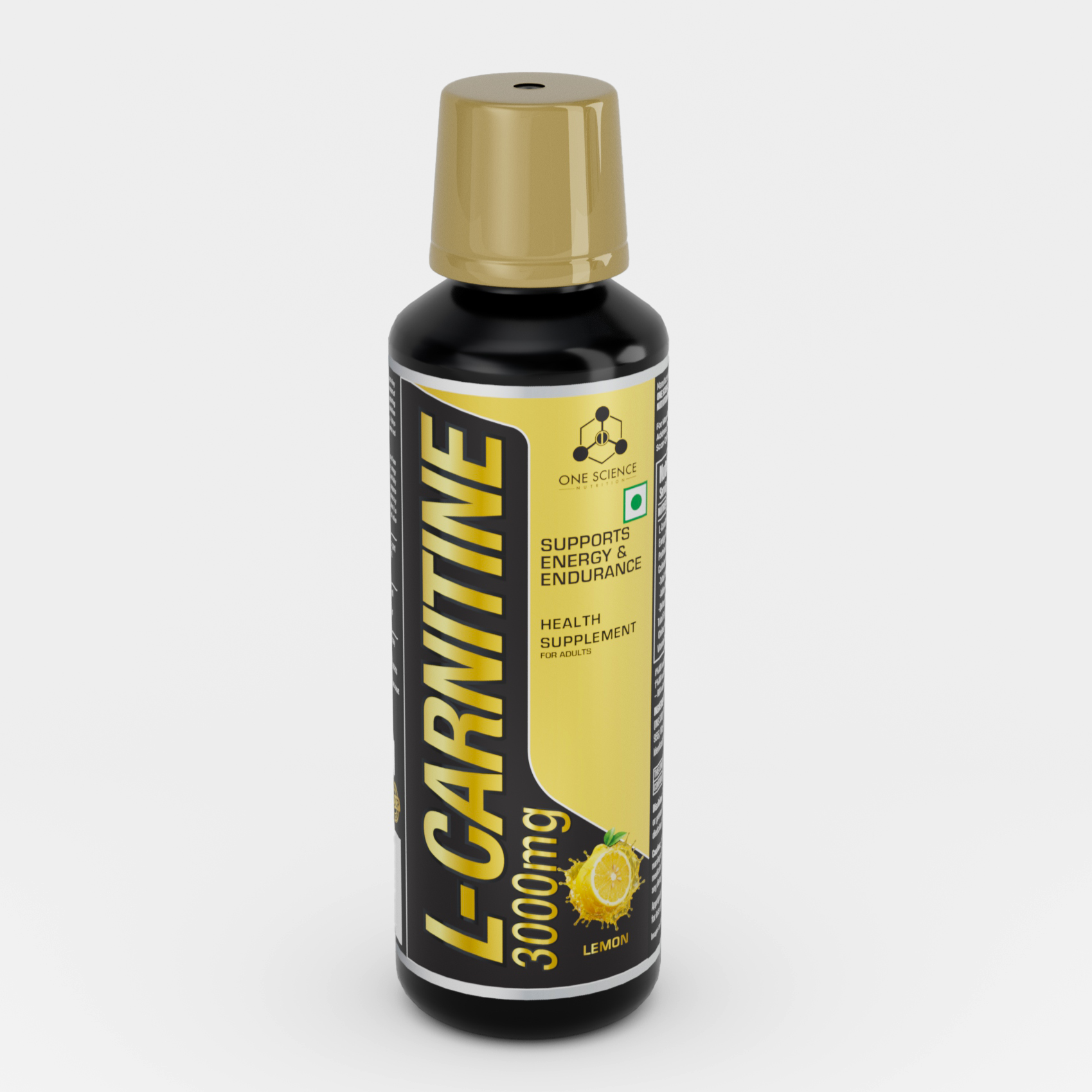 One Science Nutrition L-Carnitine 3000mg ( Lemon, 450 Ml)