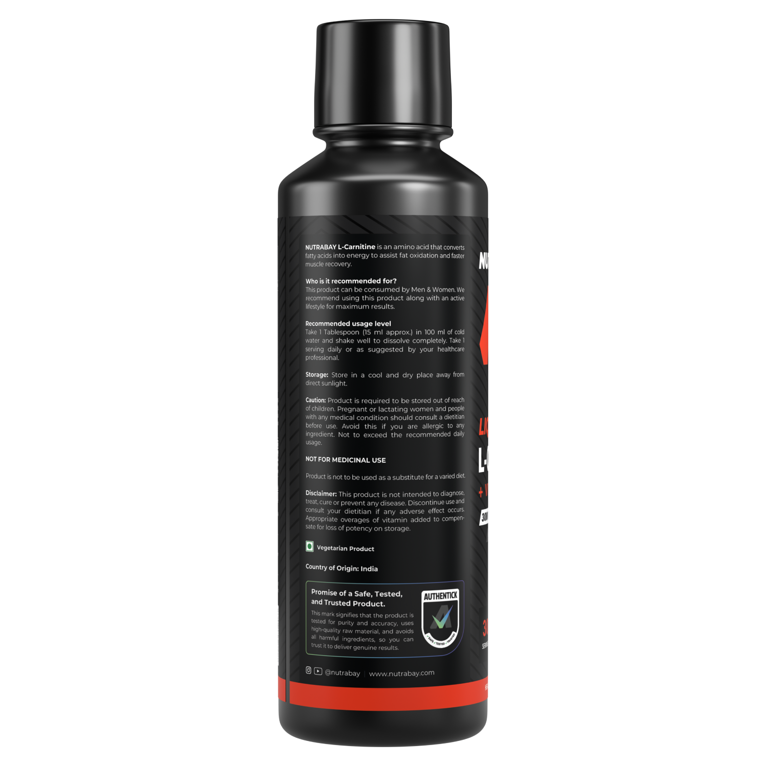 Nutrabay 3000mg Liquid L-Carnitine + Vitamin B5 ( Mango Strawberry, 450 Ml) | NUTRABAY Nutrabay 3000mg Liquid L-Carnitine + Vitamin B5 ( Mango Strawberry, 450 Ml) | NUTRABAY