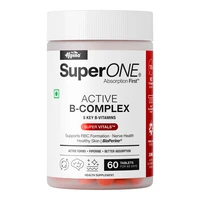 Alpino Superone Active B-complex Tablets | Vitamin B Complex Supplement With B12, B6, Biotin & Bioperine® | Energy, Nerve & Skin Support