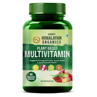 Vlado’s Himalayan Organics Plant Based Multivitamin With 60+ Extracts
