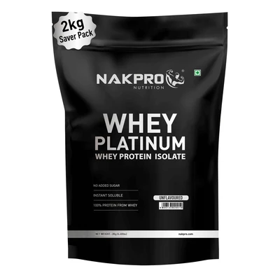 Nakpro Nutrition Platinum Whey Protein Isolate Supplement Powder