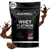 Nakpro Nutrition Platinum Whey Protein Isolate Supplement Powder