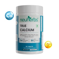 Neuherbs True Calcium 1000mg | Support Bone, Joints & Muscle Health
