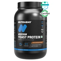 Nutrabay Fermented Yeast Protein Powder | 25g Protein, 6.7g Bcaa | 9 Eaas | Pdcaas 1 | Gut Friendly | Superior Muscle Growth | Higher Absorption | Sugar, Lactose & Soy Free