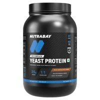 Nutrabay Fermented Yeast Protein Powder | 25g Protein, 6.7g Bcaa | 9 Eaas | Pdcaas 1 | Gut Friendly | Superior Muscle Growth | Higher Absorption | Sugar, Lactose & Soy Free