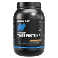 Nutrabay Fermented Yeast Protein Powder | 25g Protein, 6.7g Bcaa | 9 Eaas | Pdcaas 1 | Gut Friendly | Superior Muscle Growth | Higher Absorption | Sugar, Lactose & Soy Free
