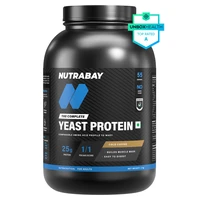 Nutrabay Fermented Yeast Protein Powder | 25g Protein, 6.7g Bcaa | 9 Eaas | Pdcaas 1 | Gut Friendly | Superior Muscle Growth | Higher Absorption | Sugar, Lactose & Soy Free
