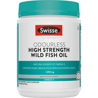 Swisse Ultiboost Odourless High Strength Wild Fish Oil With (1500 Mg)